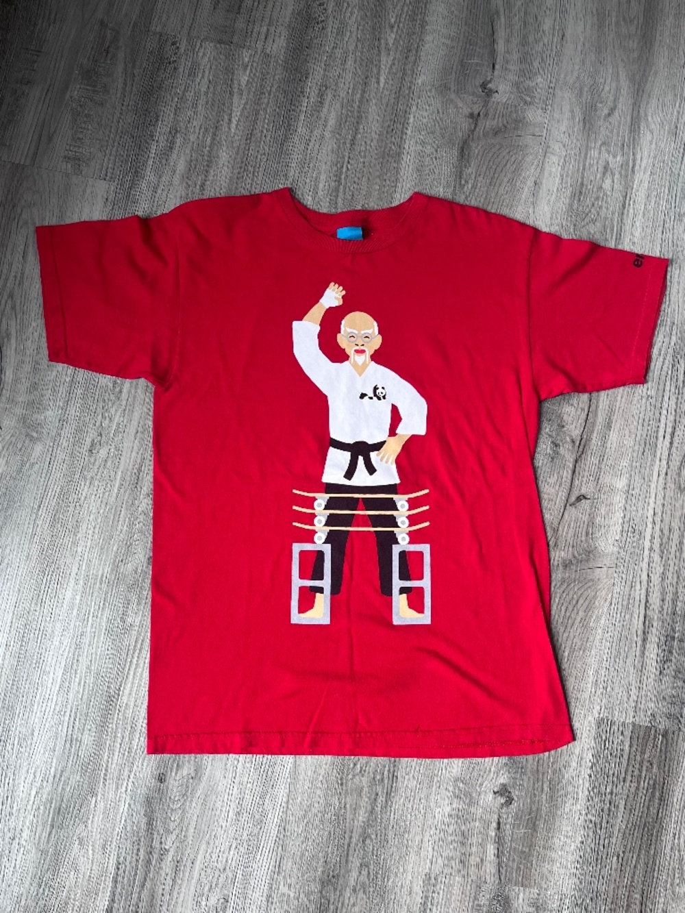 Vintage Enjoi panda karate chop Men T-Shirt Medium Crew Neck Short Sleeve